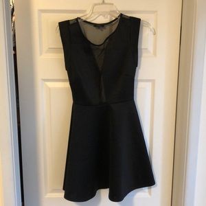 Guess Black Mesh Dress